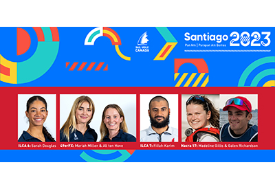 Six athlètes canadiens en voile additionnels qualifiés pour être nommés en vue des Jeux panaméricains de Santiago 2023