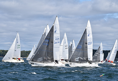 J/24 Fleets invade Port Credit Yacht Club for the drive HG 2017 Worlds