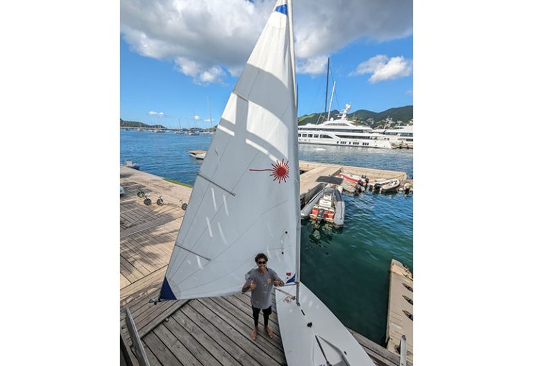 National Team Member, Clara Gravely, Donates Sails to Sint Maarten Youth Programs