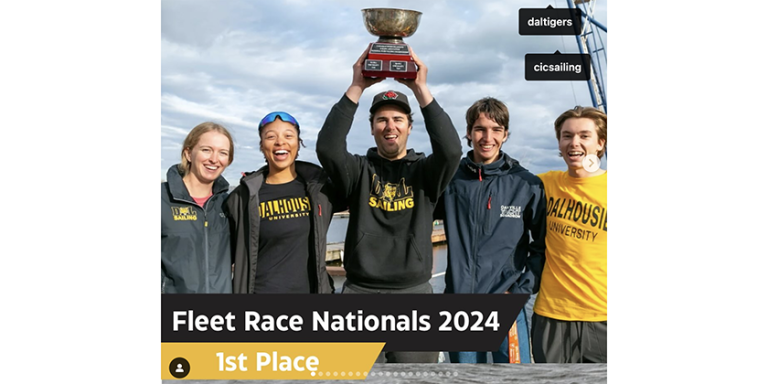 Dalhousie University Winner of CICSA Fleet Racing Nationals