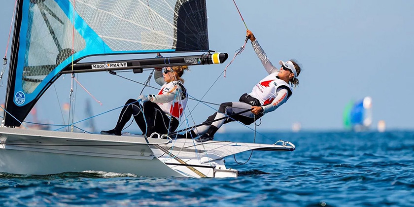 Olympics: Antonia and Georgia Aim 49erFX at LA