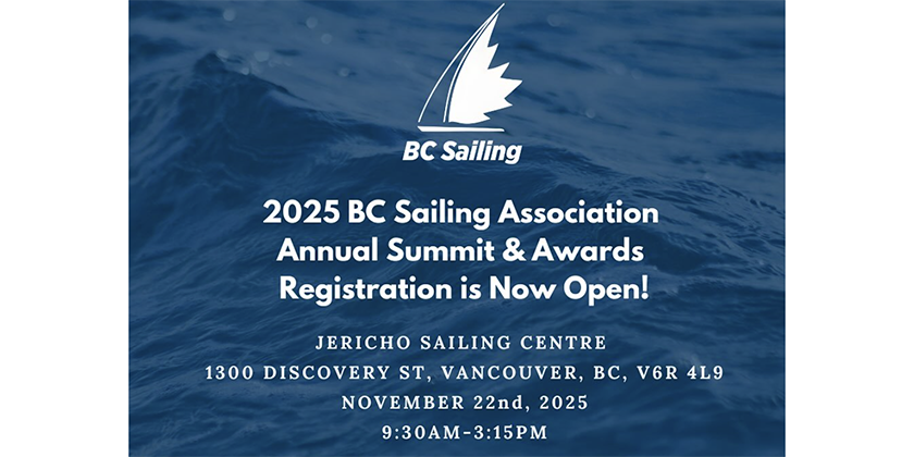 BC Sailing Summit This Weekend