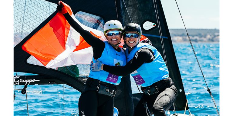 Antonia and Georgia Lewin-LaFrance Win Gold at First Sailing Grand Slam